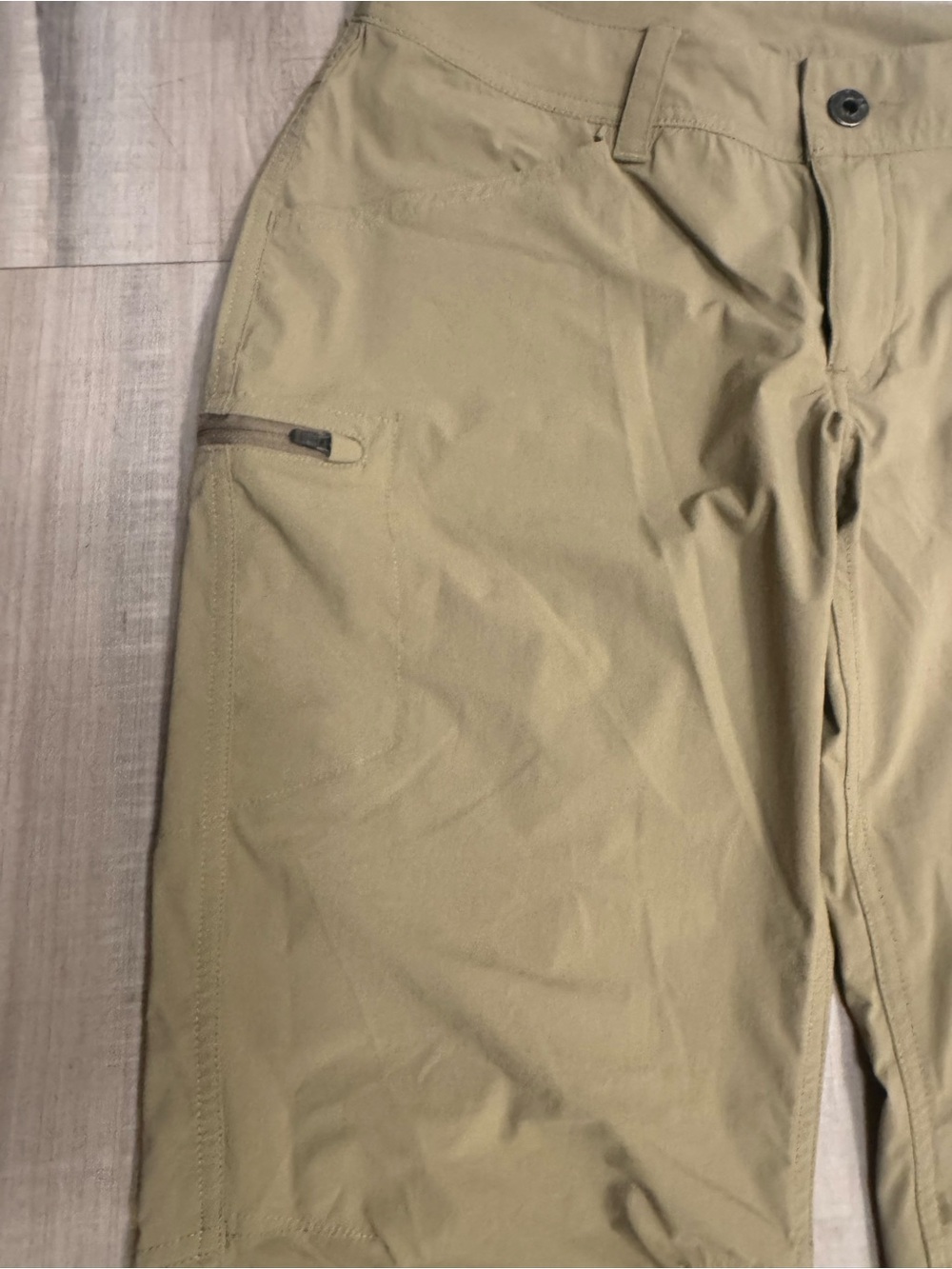 L.L.Bean No Fly Zone Hiking Pants Khaki Women’s 2 Petite - Picture 2 of 10